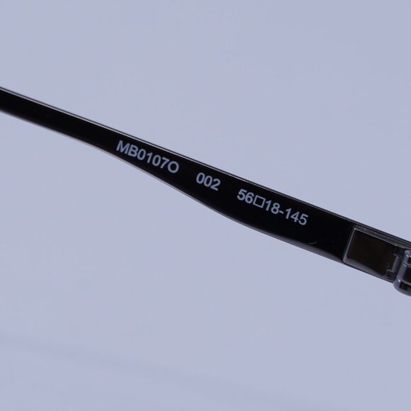 Montblanc MB0107O 002 Eyeglasses Ruthenium 56mm Rectangle Frame - Picture 5 of 10